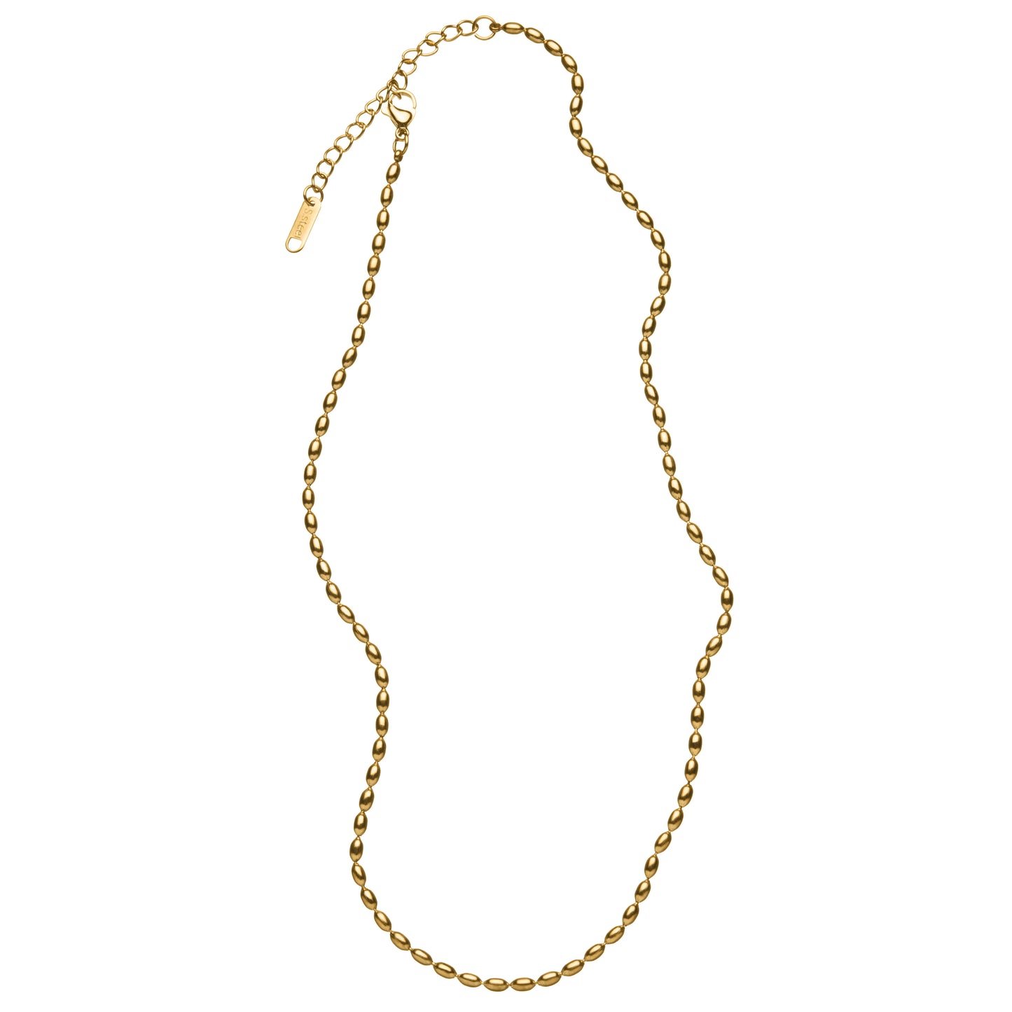 golden beaded necklace