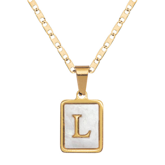 Letter Pendant Necklace- Letters A-Z available