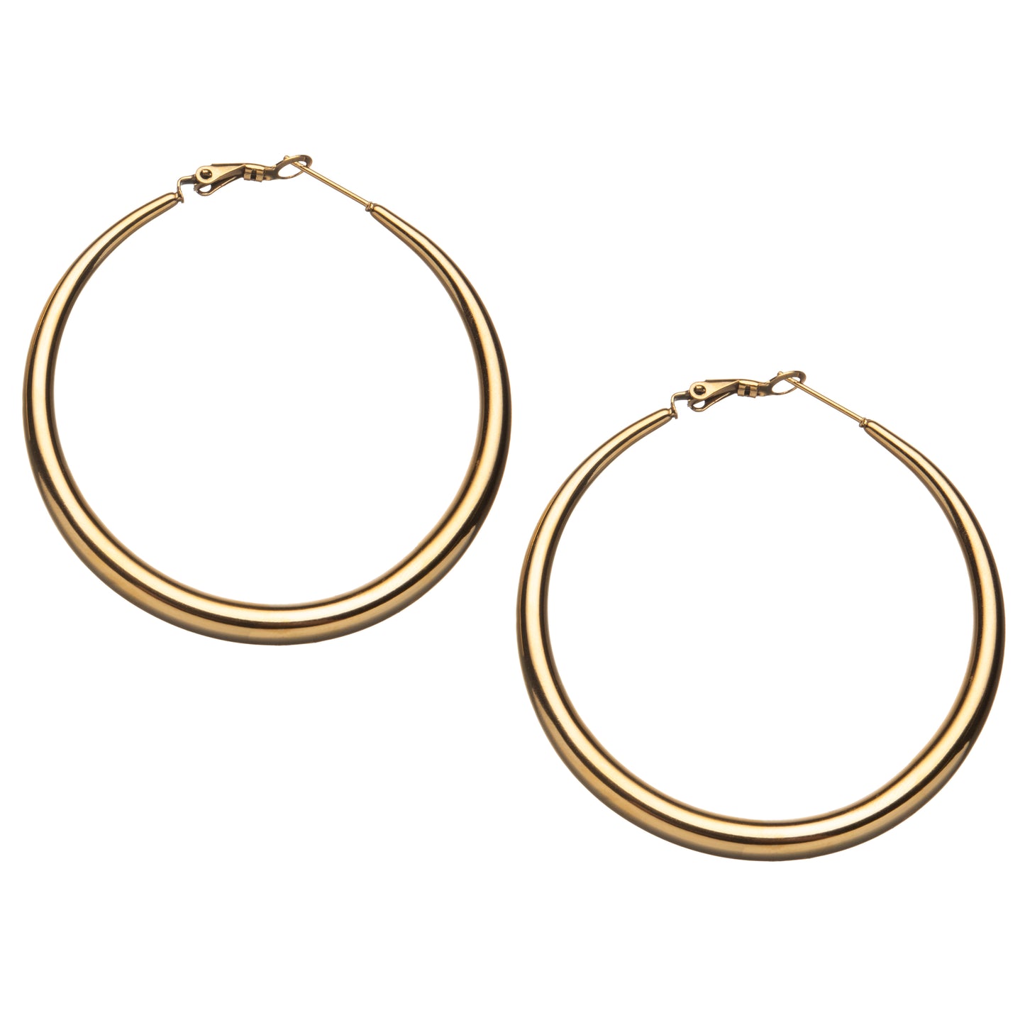 chunky hoop earrings
