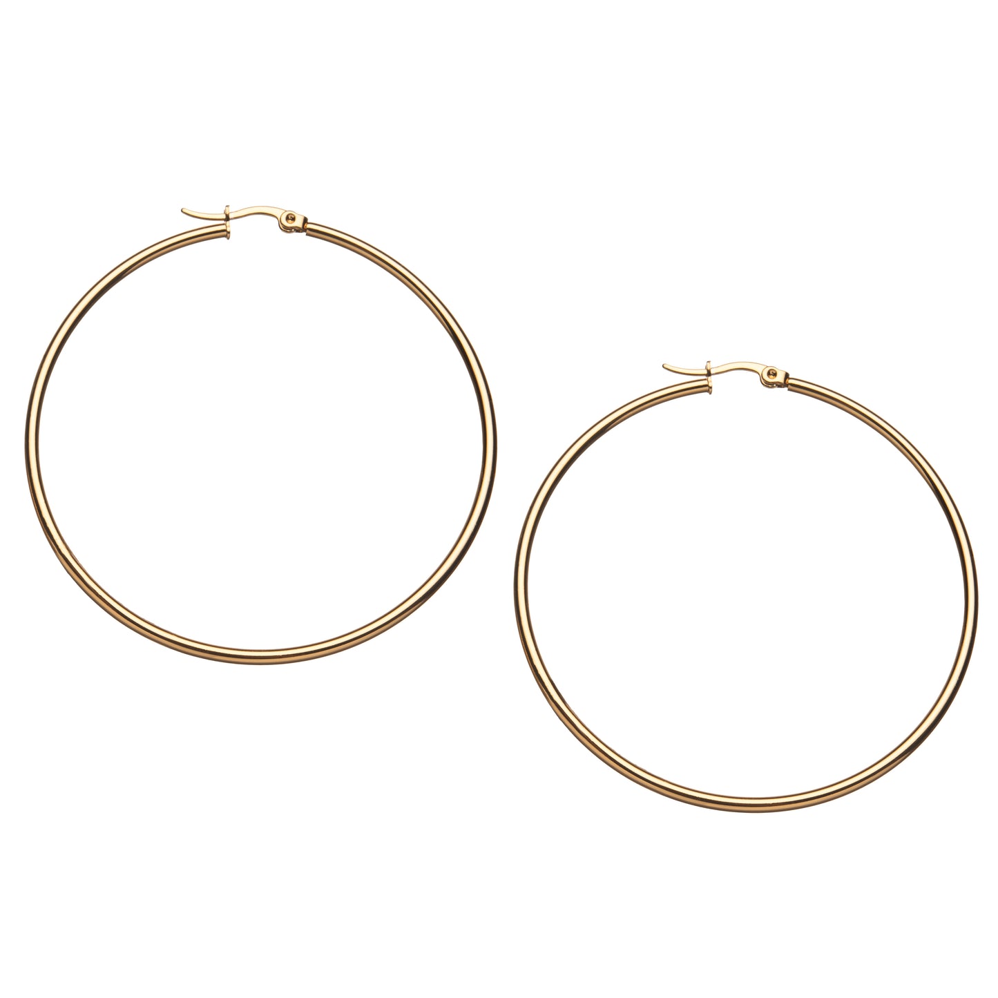 classic gold hoop earrings