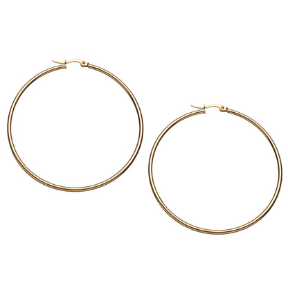 Classic Gold Hoop Earrings
