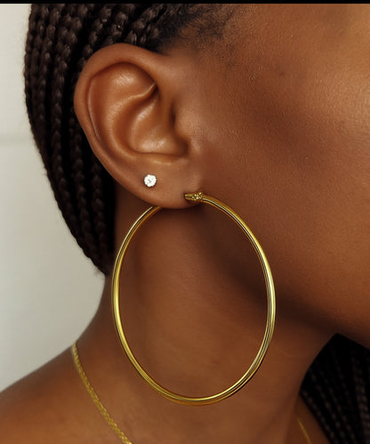 Classic Gold Hoop Earrings