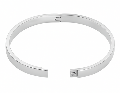 Curved Bangle Bracelet